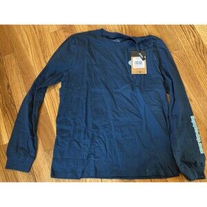 Nwt Mens The North Face Teal Blue L/S T-Shirt Proud Tee Med $45
